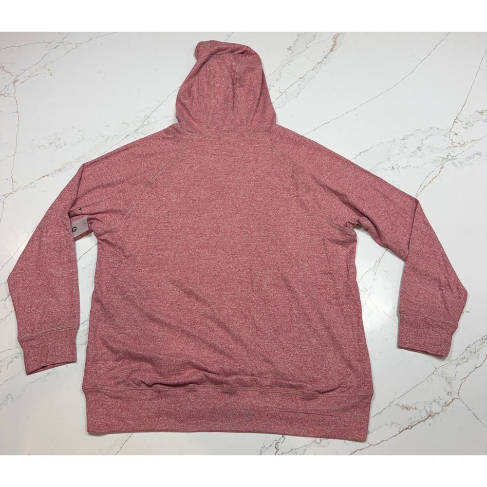 Mono B Women's 2 Piece Lounge Set Rose Pink Heathered Hoodie Size Med NEW - Picture 3 of 14